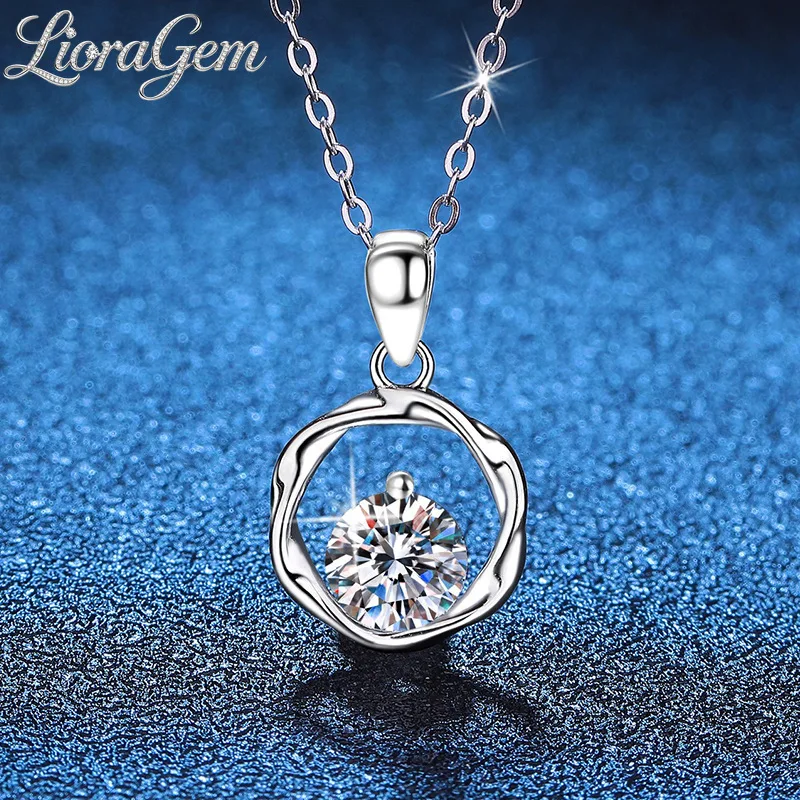 LioraGem Minimalist Möbius Diamond-Set Pendant, Sparkling 1-Carat D-Color Moissanite Necklace Platinum PT950 Stamp
LioraGem Minimalist Möbius Diamond-Set Pendant, Sparkling 1-Carat D-Color Moissanite Necklace Platinum PT950 Stamp