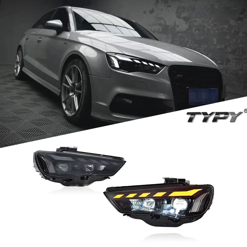 Car Styling Head Lamp For Audi A3 Headlight 2013-2016 Upgrade Modified NEW Dynamic Turn Signal Lamp Car LED Head Lamp Assembly
Car Styling Head Lamp For Audi A3 Headlight 2013-2016 Upgrade Modified NEW Dynamic Turn Signal Lamp Car LED Head Lamp Assembly