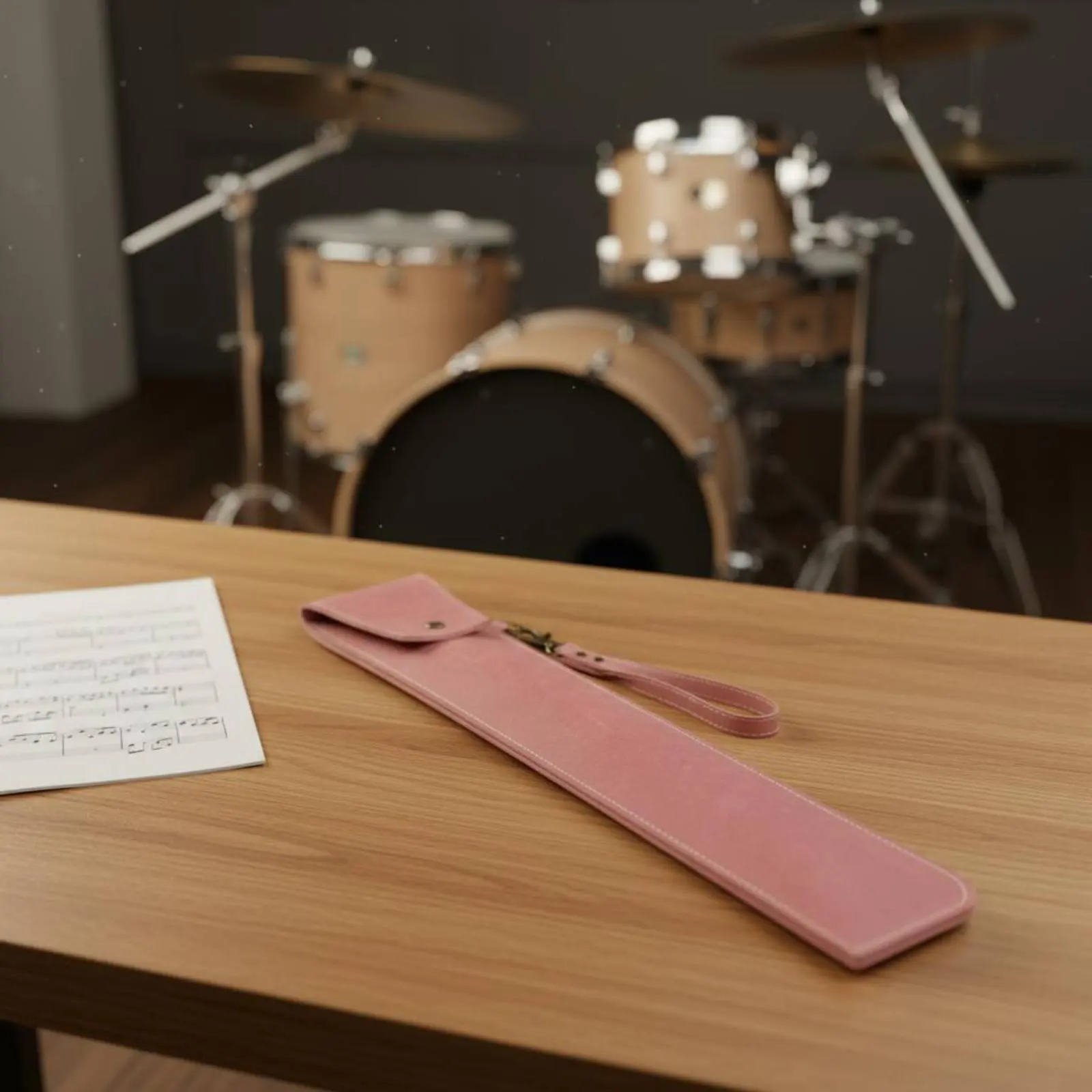 Leather Drumstick Bag Long-Lasting PU Leather Drumstick Bag Drum Stick Carrying Case Wear-Resistant Musical Instrument Accessory
Leather Drumstick Bag Long-Lasting PU Leather Drumstick Bag Drum Stick Carrying Case Wear-Resistant Musical Instrument Accessory