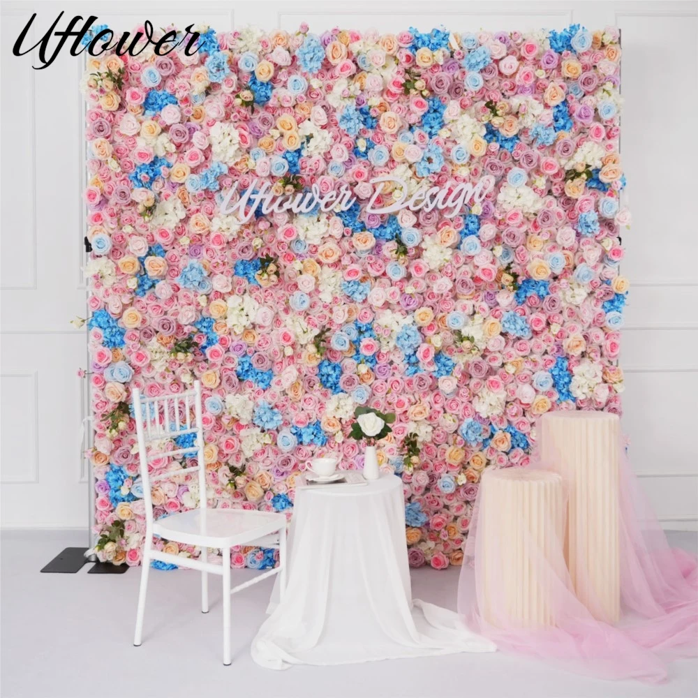 Uflower Pink Silk Rose Flower Wall Artificial Flower for Wedding Decoration Flower Wall BabyShow Party Stage Backdrop Decor
Uflower Pink Silk Rose Flower Wall Artificial Flower for Wedding Decoration Flower Wall BabyShow Party Stage Backdrop Decor