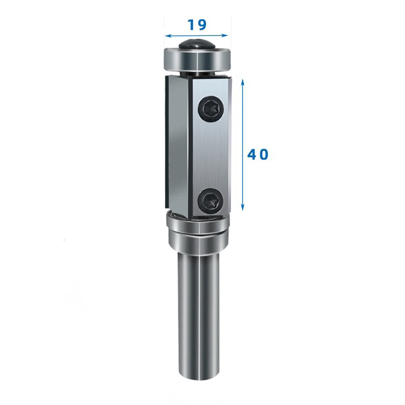 Woodworking CNC engraving cutter Flush trimming router bits 40 50 60mm 1/2'' shank wood spiral milling cutter
Woodworking CNC engraving cutter Flush trimming router bits 40 50 60mm 1/2'' shank wood spiral milling cutter