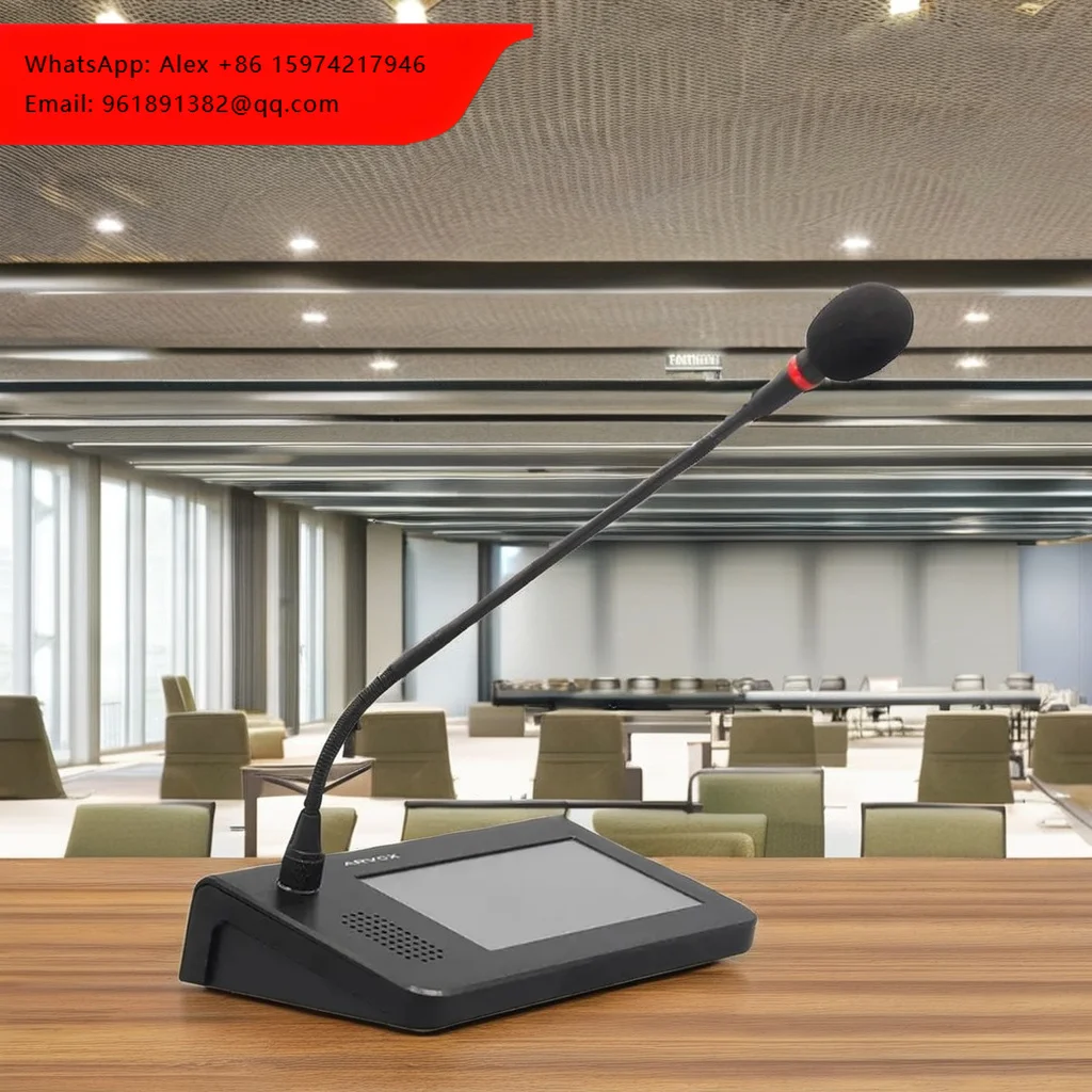 IP-8210PG 7 Inch Touch Screen Pa System Desktop Wireless Intercom Ip Network Remote Conference System Microphone
IP-8210PG 7 Inch Touch Screen Pa System Desktop Wireless Intercom Ip Network Remote Conference System Microphone