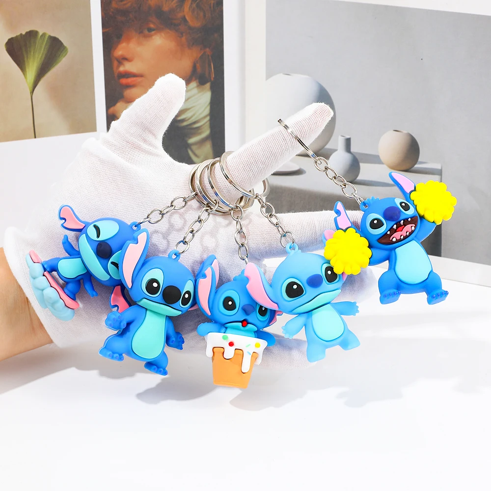 5-Pack Stitch 4-Link Chain Keychains | Adorable Silicone Cartoon Set - Perfect Gift for Kids/Bag Lovers
5-Pack Stitch 4-Link Chain Keychains | Adorable Silicone Cartoon Set - Perfect Gift for Kids/Bag Lovers