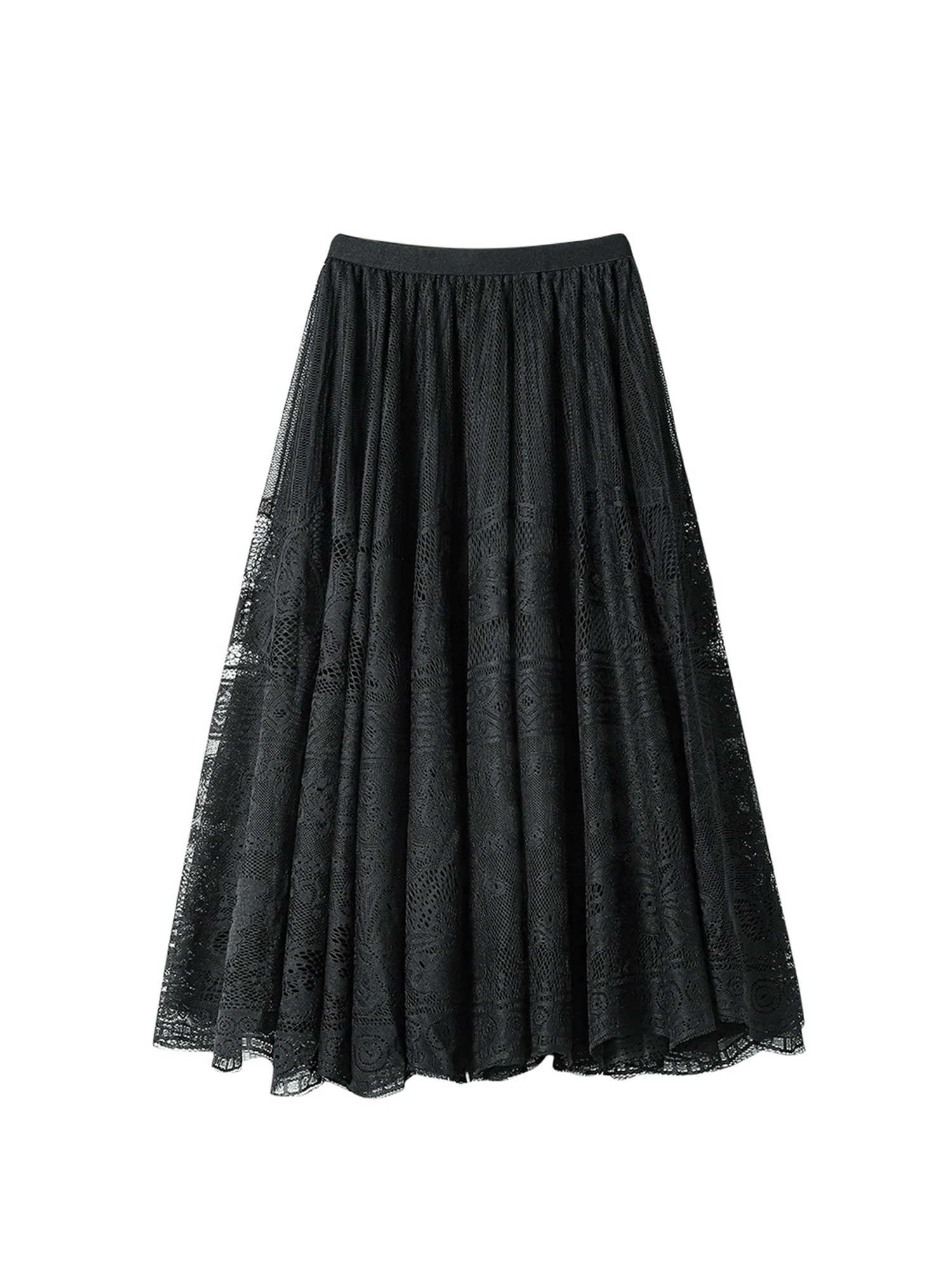 Women's Black Gothic Emo Long Lace Skirt Vintage 2000s Mid Long Skirt Harajuku Korean Style Y2k High Waist Skirts Summer 2026
Women's Black Gothic Emo Long Lace Skirt Vintage 2000s Mid Long Skirt Harajuku Korean Style Y2k High Waist Skirts Summer 2026