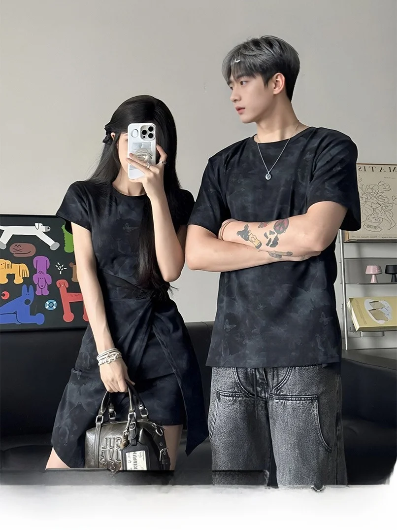 Футболка для пар Sle Retro ort Sve Slim Fit Dr, хлопковая дышащая летняя новинка, комплект One Dr One irt
Футболка для пар Sle Retro ort Sve Slim Fit Dr, хлопковая дышащая летняя новинка, комплект One Dr One irt