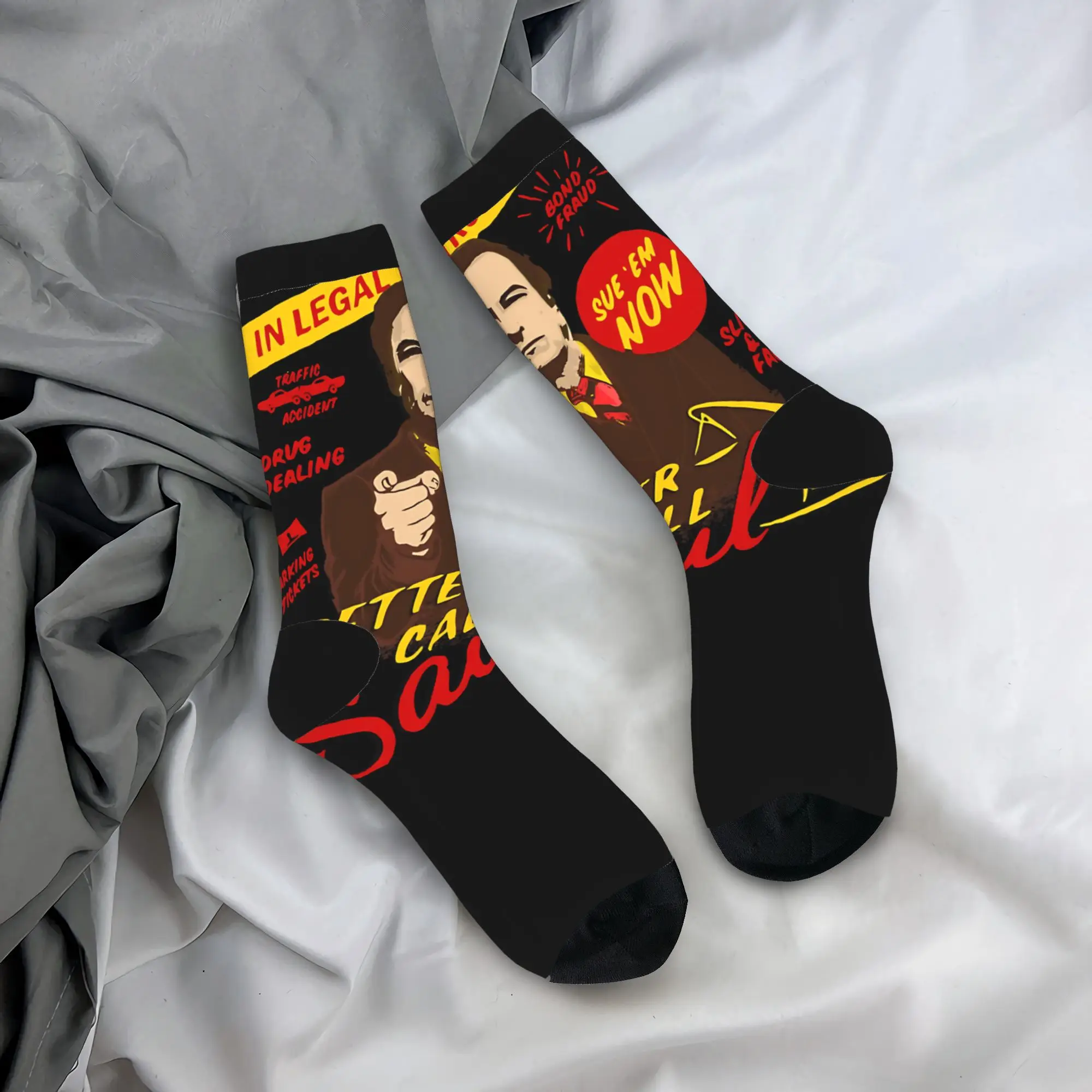 Men Socks Better Call Saul Now Breaking Bad Stockings Autumn Gothic Soft Breathable Socks Custom Skateboard Anti Sweat Socks
Men Socks Better Call Saul Now Breaking Bad Stockings Autumn Gothic Soft Breathable Socks Custom Skateboard Anti Sweat Socks