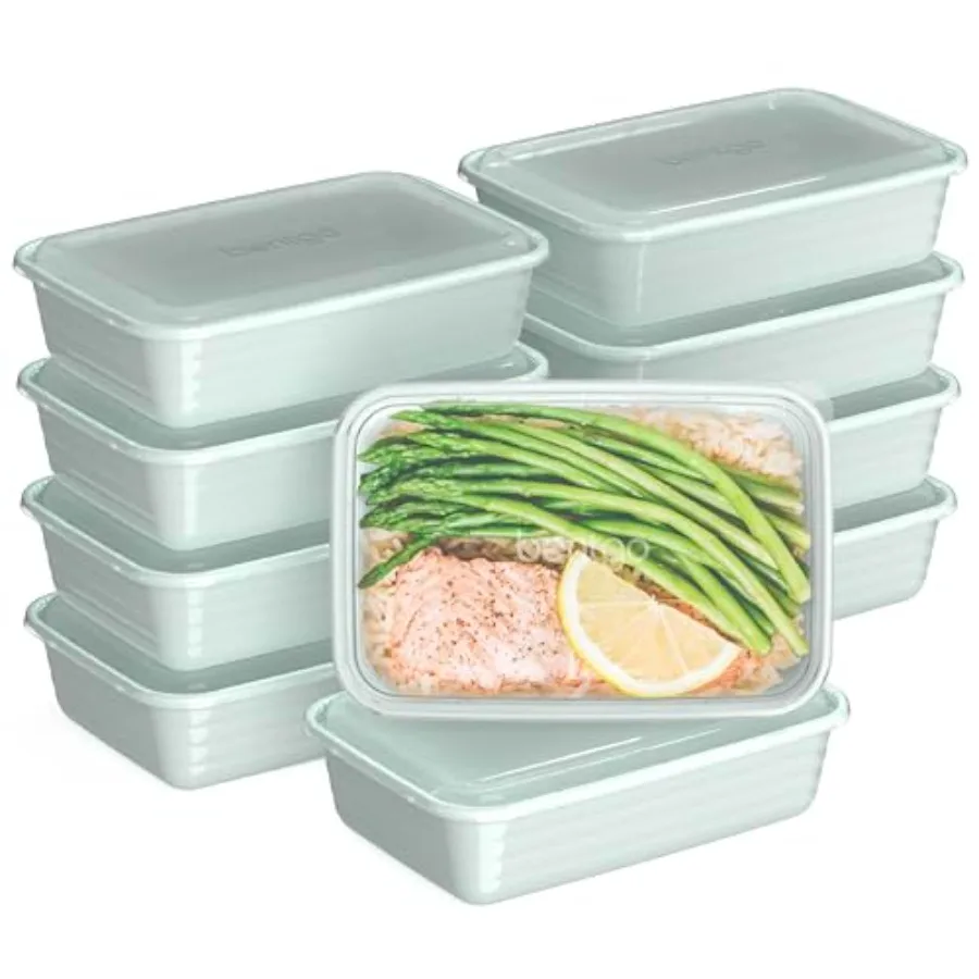 Prep - 20-Piece 1-Compartment Reusable Meal Prep Containers with Lids, PFAS and BPA Free Materials, Durable, Microwave, Freezer
Prep - 20-Piece 1-Compartment Reusable Meal Prep Containers with Lids, PFAS and BPA Free Materials, Durable, Microwave, Freezer