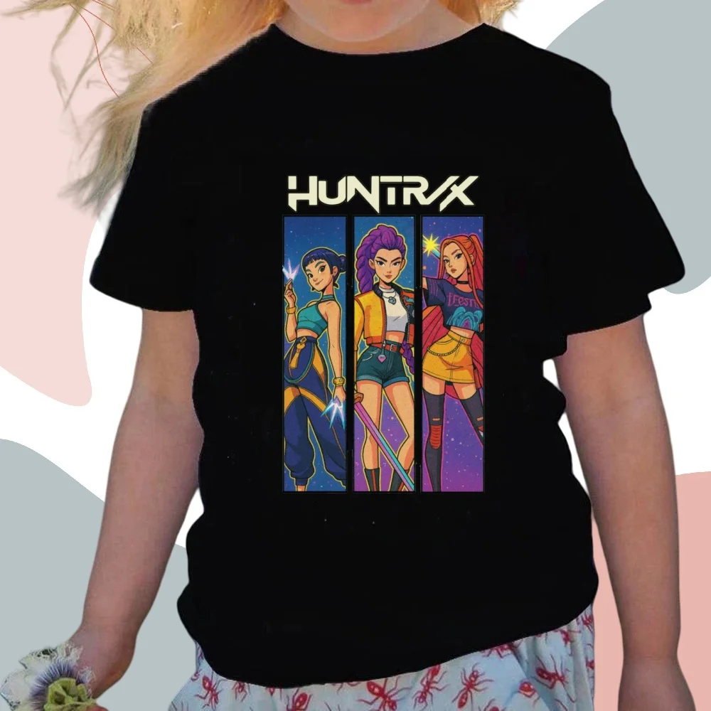 Kids T-shirt KPop Demon Hunters Movie Round Neck Cartoon Girls Boys T Shirt Casual Baby Print Fashion Casual Man Woman Clothes
Kids T-shirt KPop Demon Hunters Movie Round Neck Cartoon Girls Boys T Shirt Casual Baby Print Fashion Casual Man Woman Clothes