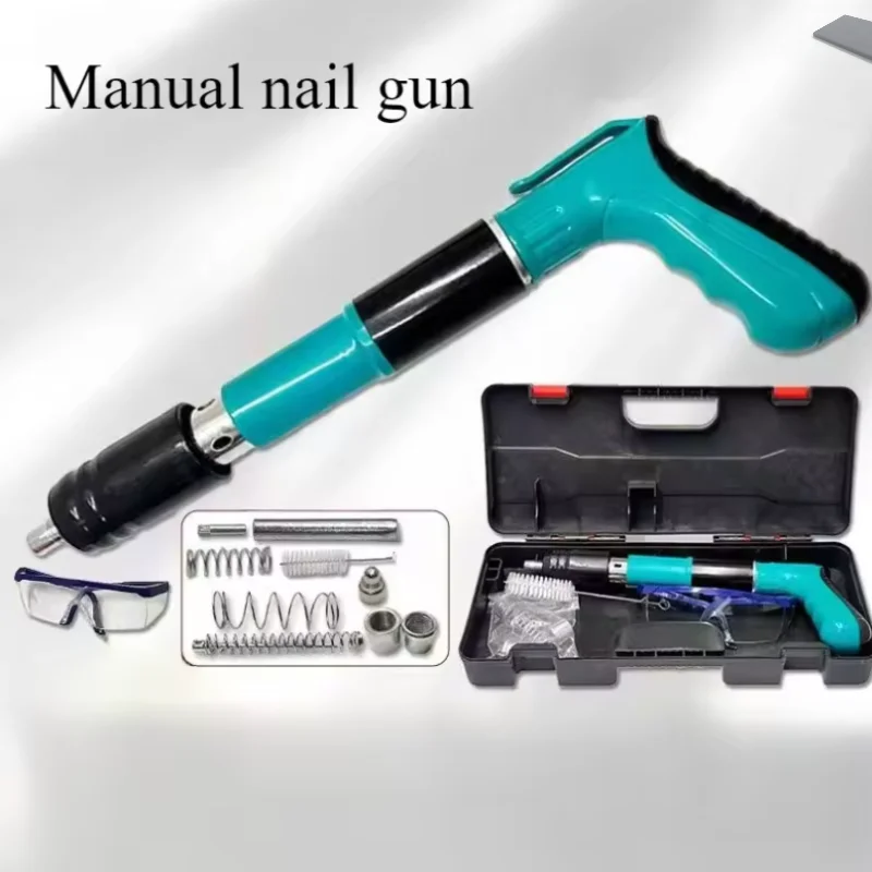 Manual steel nail gun riveting tool, wall fastener, metal processing pulling nail gun suspended ceiling grooved mini cannon nail
Manual steel nail gun riveting tool, wall fastener, metal processing pulling nail gun suspended ceiling grooved mini cannon nail