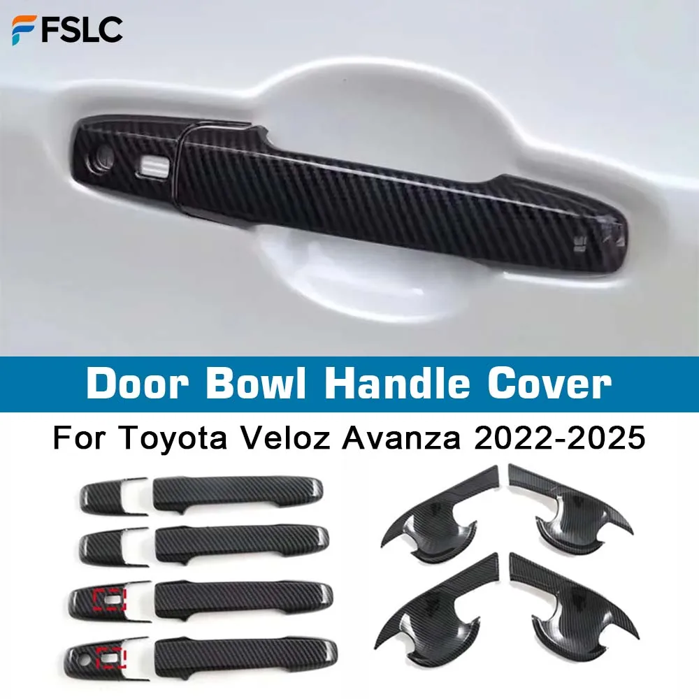 Car Decoration Door Bowl Handle Cover For Toyota Veloz Avanza 2022 2023 2024 2025 Cars Accessories Carbon Fiber Styling
Car Decoration Door Bowl Handle Cover For Toyota Veloz Avanza 2022 2023 2024 2025 Cars Accessories Carbon Fiber Styling