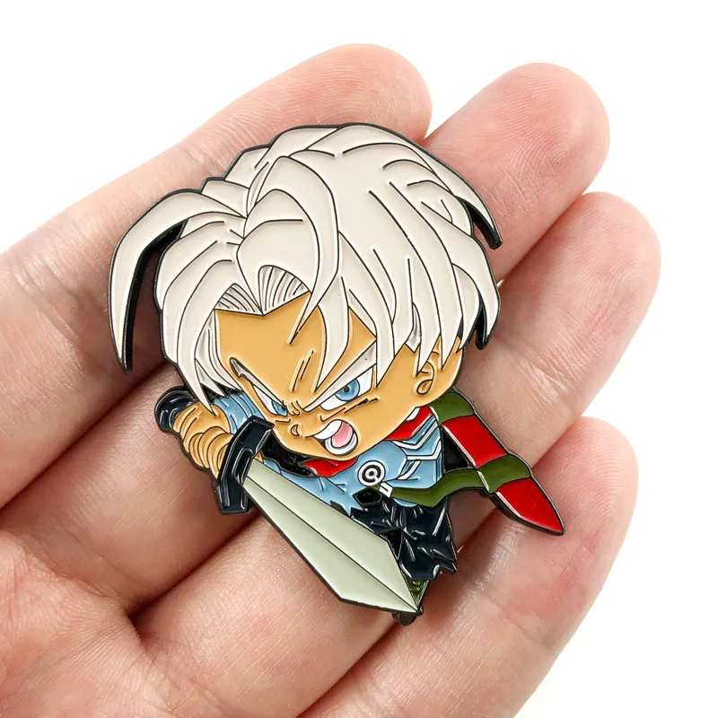 Trunks Pendant Pins Anime Dragon Ball Z Torankusu Metal Badge Manga Brooches for Bag Backpack Clothing Lapel Cosplay Gift Decor
Trunks Pendant Pins Anime Dragon Ball Z Torankusu Metal Badge Manga Brooches for Bag Backpack Clothing Lapel Cosplay Gift Decor