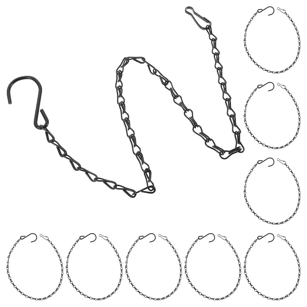15 Pcs Flower Pot Hanger Chain Hanging Chains with Hooks Plant Planter Basket Bird Feeder
15 Pcs Flower Pot Hanger Chain Hanging Chains with Hooks Plant Planter Basket Bird Feeder