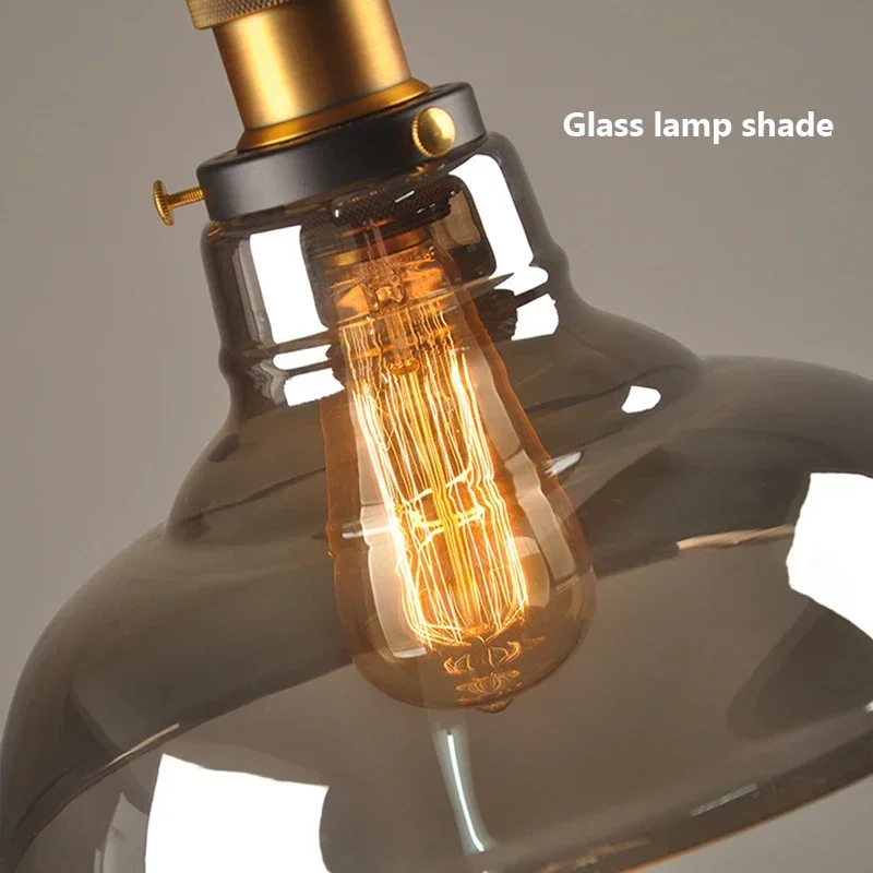 Nordic Retro Pendant Light Glass Single Head Pendant Light Restaurant Hotel Home Decoration Modern Bedroom Lighting Smoke Gray
Nordic Retro Pendant Light Glass Single Head Pendant Light Restaurant Hotel Home Decoration Modern Bedroom Lighting Smoke Gray