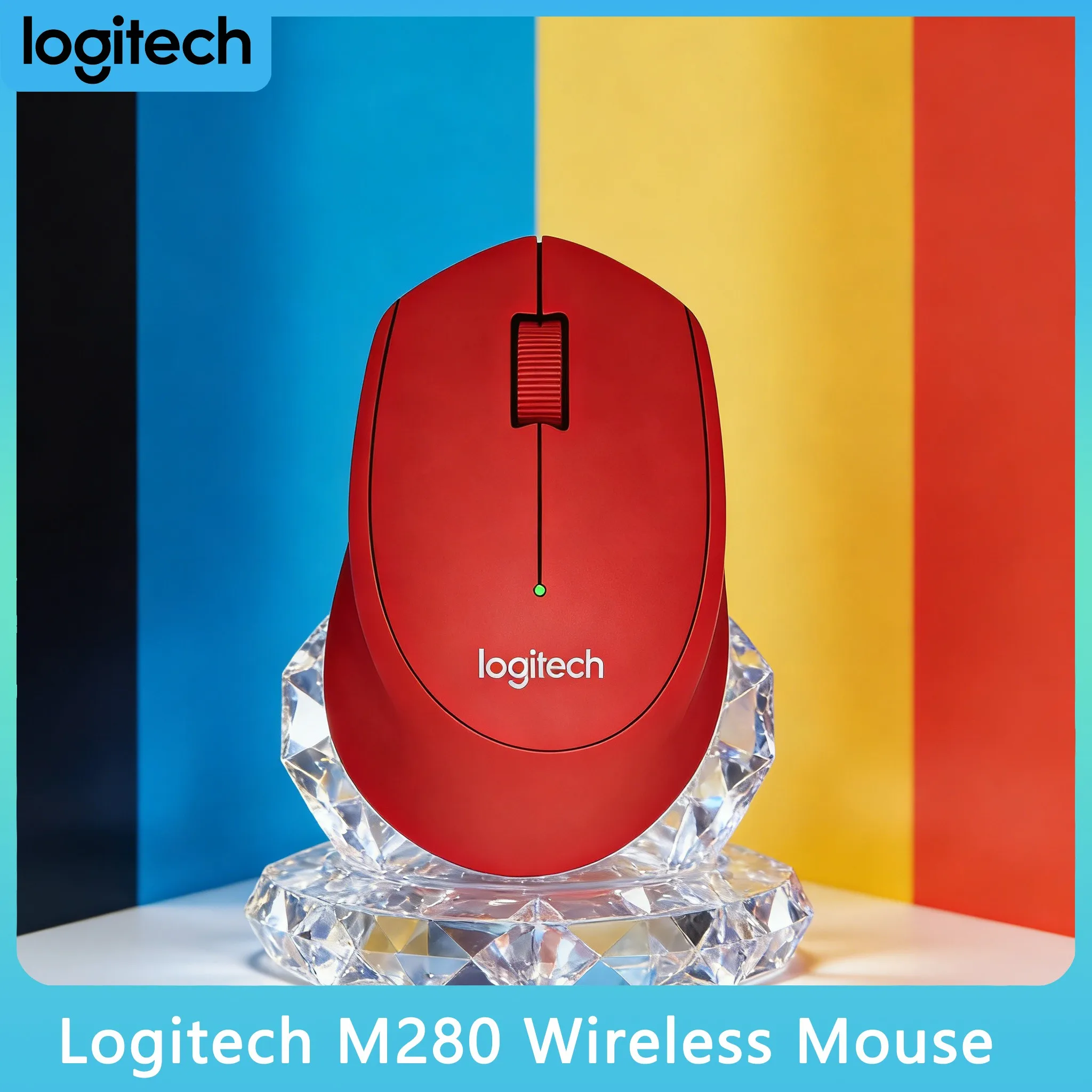 Logitech M280/M330 Wireless Optical Mouse, Perfect for Daily Office & Home Use