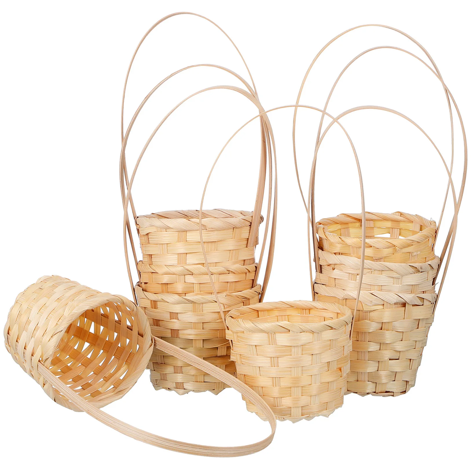 8 Pcs Container Woven Basket Baby Storage Bins for Shelves Favor Bamboo Handmade Flower
8 Pcs Container Woven Basket Baby Storage Bins for Shelves Favor Bamboo Handmade Flower