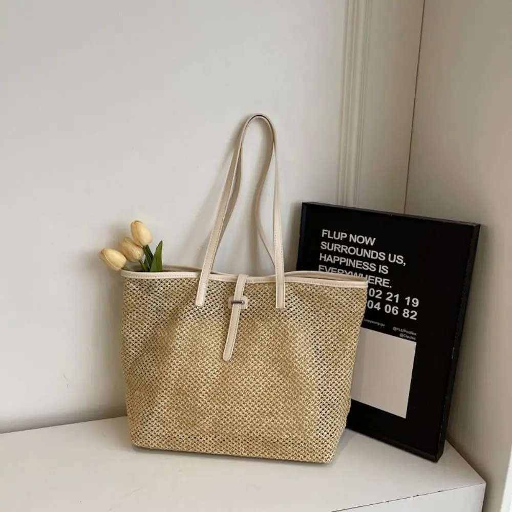 Ins Summer Straw Tote Bag Beach Boho Woven Straw Bag Casual Vacation Shoulder Bags for Women
Ins Summer Straw Tote Bag Beach Boho Woven Straw Bag Casual Vacation Shoulder Bags for Women