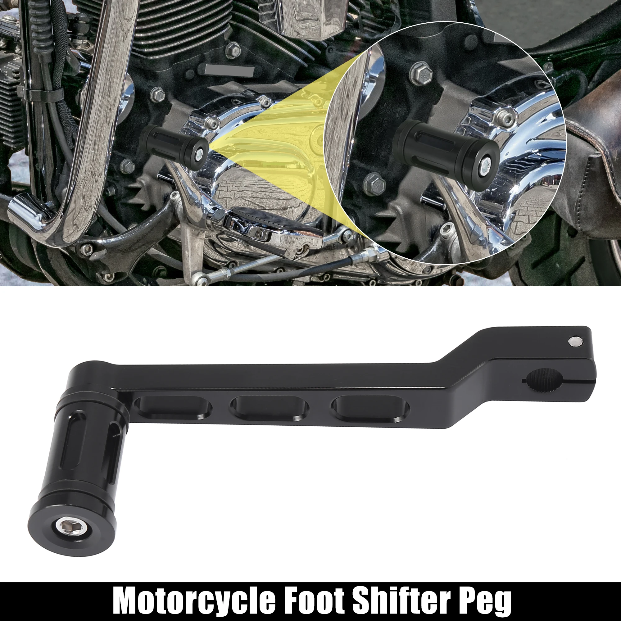 Motoforti Motorcycle Gear Shifter Lever Shift Pedal Shifter Peg Shifter AccessoriesFoot Peg for Harley FL Softail Touring Trike
Motoforti Motorcycle Gear Shifter Lever Shift Pedal Shifter Peg Shifter AccessoriesFoot Peg for Harley FL Softail Touring Trike
