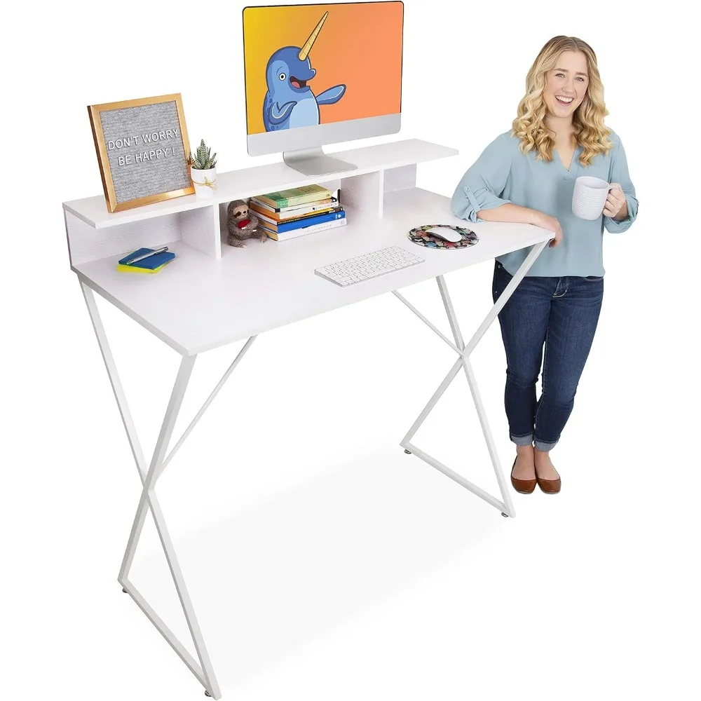 Joy Standing Desk | Pretty Standing Desk with Shelf & Built-in Storage Cubbies | Modern Stand Up Workstation | Tall Desk
Joy Standing Desk | Pretty Standing Desk with Shelf & Built-in Storage Cubbies | Modern Stand Up Workstation | Tall Desk