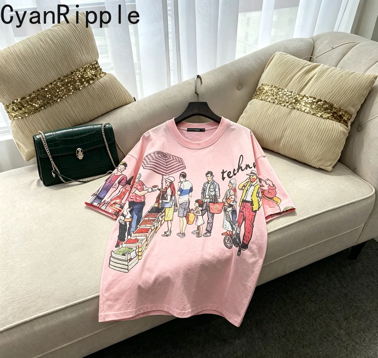 Trendy New Spring Summer Loose Short Sleeve T-shirt Age Reduction Cartoon Hot Diamonds Oversize Pullover Top Cotton Casual Tees
Trendy New Spring Summer Loose Short Sleeve T-shirt Age Reduction Cartoon Hot Diamonds Oversize Pullover Top Cotton Casual Tees
