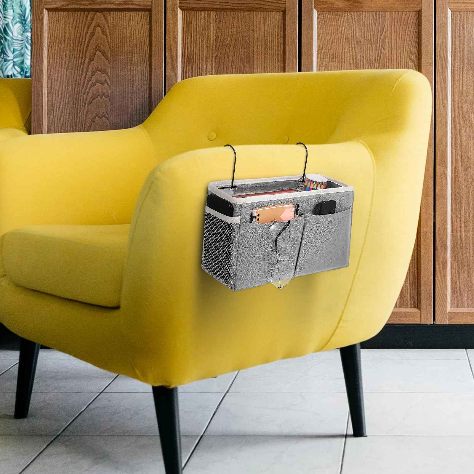 Sofa Storage Bag Fabric Iron Hanging Organizer Multiple Pockets For Bed Rail Dorm Room Space Saving Sundries Holder
Sofa Storage Bag Fabric Iron Hanging Organizer Multiple Pockets For Bed Rail Dorm Room Space Saving Sundries Holder