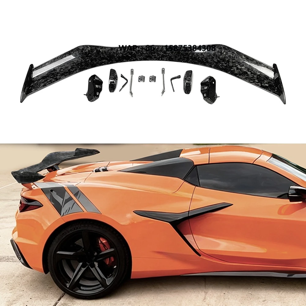 Dry Forged Carbon Fiber Rear Wing forCorvette C8 Z06 20+ Rear Spoiler Wing with Factory Brackets
Dry Forged Carbon Fiber Rear Wing forCorvette C8 Z06 20+ Rear Spoiler Wing with Factory Brackets