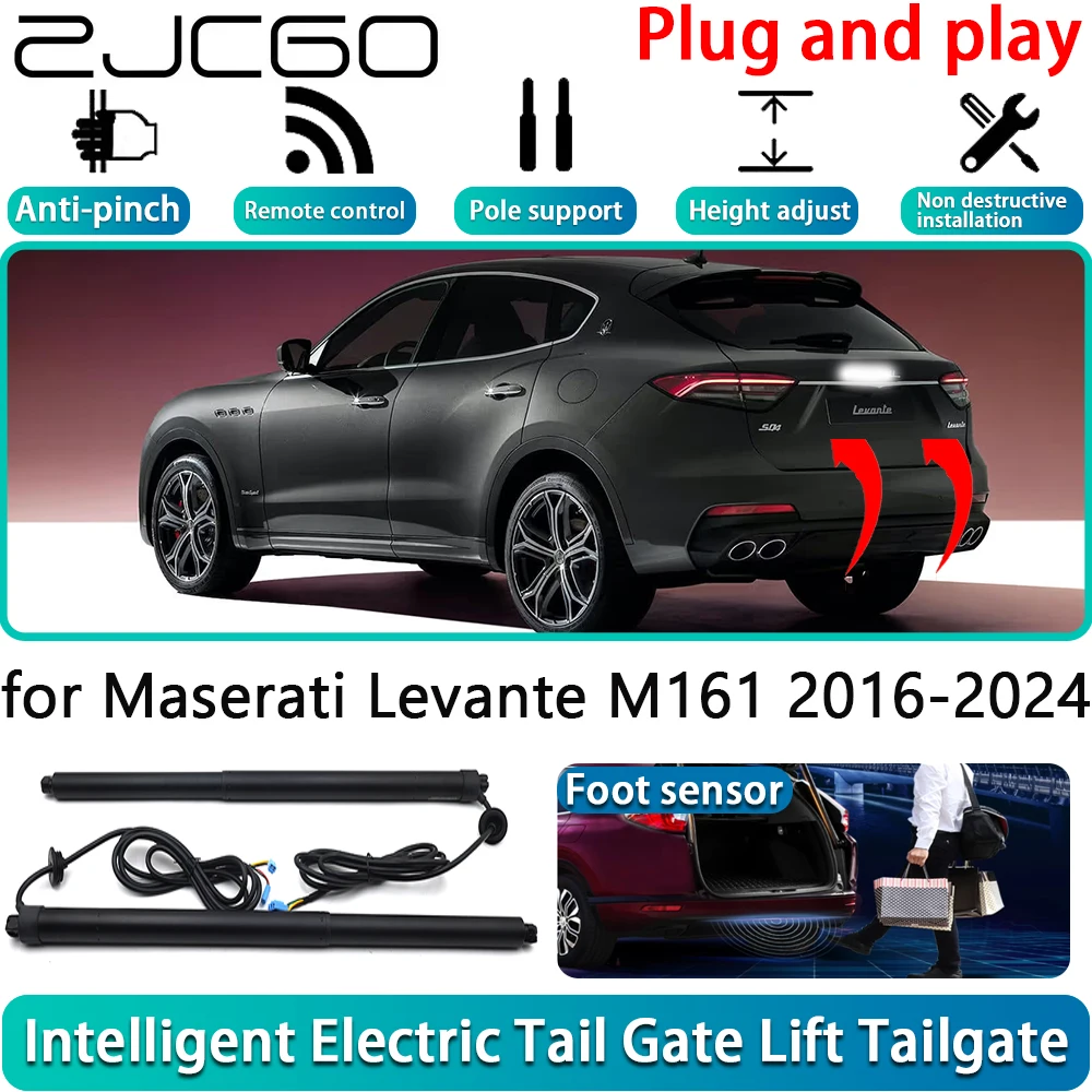 ZJCGO for Maserati Levante M161 2016-2024 Electric Powered Tailgate Power Liftgate Automatic Tailgate System With Foot Sensor
ZJCGO for Maserati Levante M161 2016-2024 Electric Powered Tailgate Power Liftgate Automatic Tailgate System With Foot Sensor