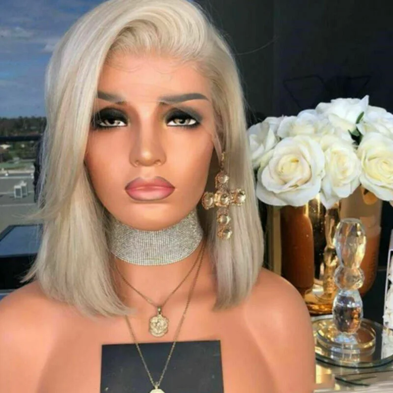 Women Short Straight Wig Natural Pale Gold Game Cosplay Wig Synthetic Hair For Cool Women Girl Party
Women Short Straight Wig Natural Pale Gold Game Cosplay Wig Synthetic Hair For Cool Women Girl Party