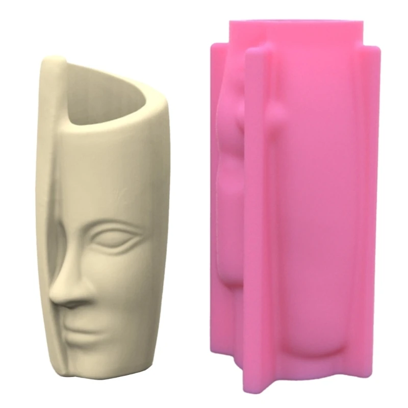 Human Face Art Gypsum Silicone Mold Diy Succulents Concrete Flower Pot Plaster Cement Clay Mold Holder Mold
Human Face Art Gypsum Silicone Mold Diy Succulents Concrete Flower Pot Plaster Cement Clay Mold Holder Mold