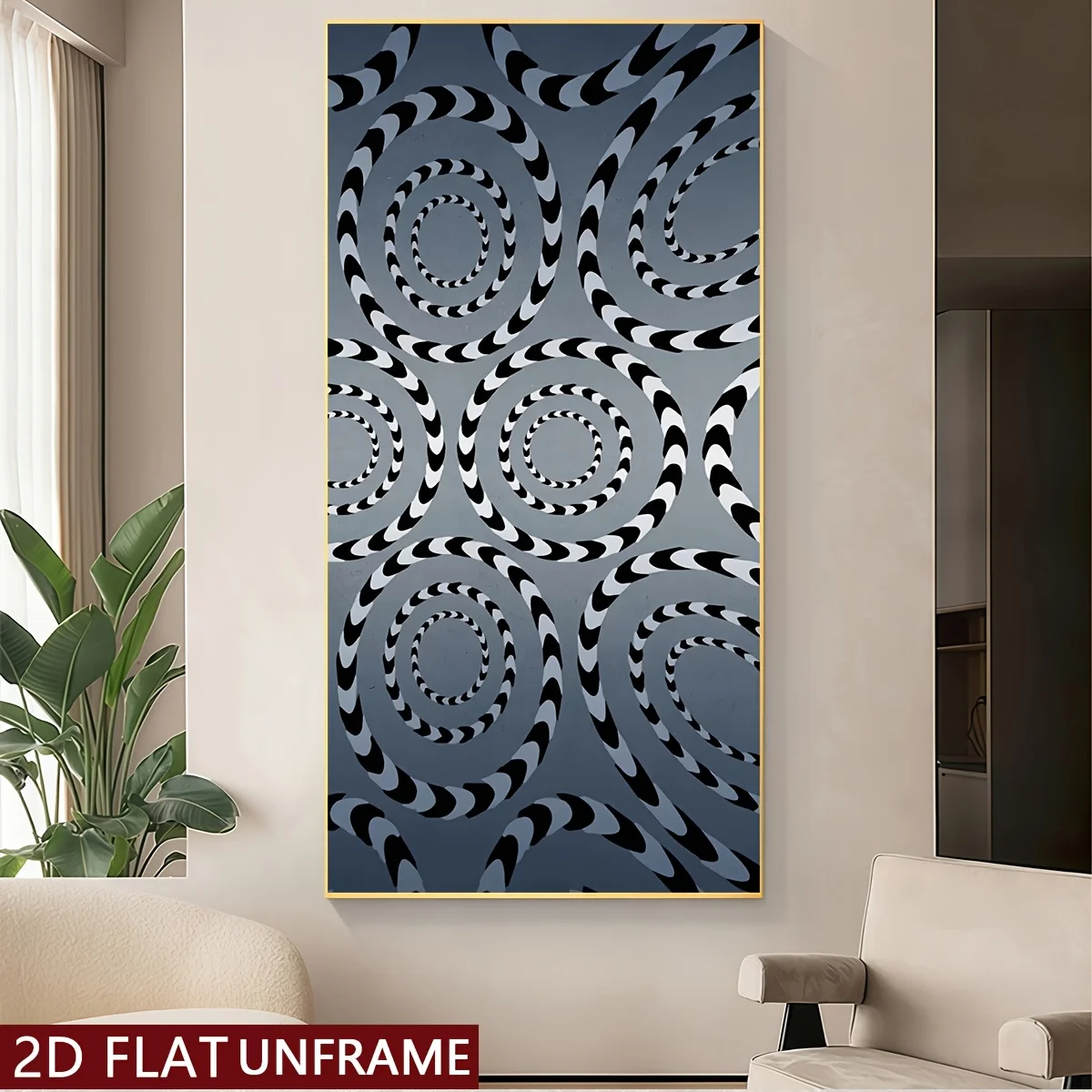 2D Flat Abstract Spiral Optical Illusion Canvas Wall Art - Frameless Mysterious & Dynamic Artistic Prints for Living Room Decor
2D Flat Abstract Spiral Optical Illusion Canvas Wall Art - Frameless Mysterious & Dynamic Artistic Prints for Living Room Decor