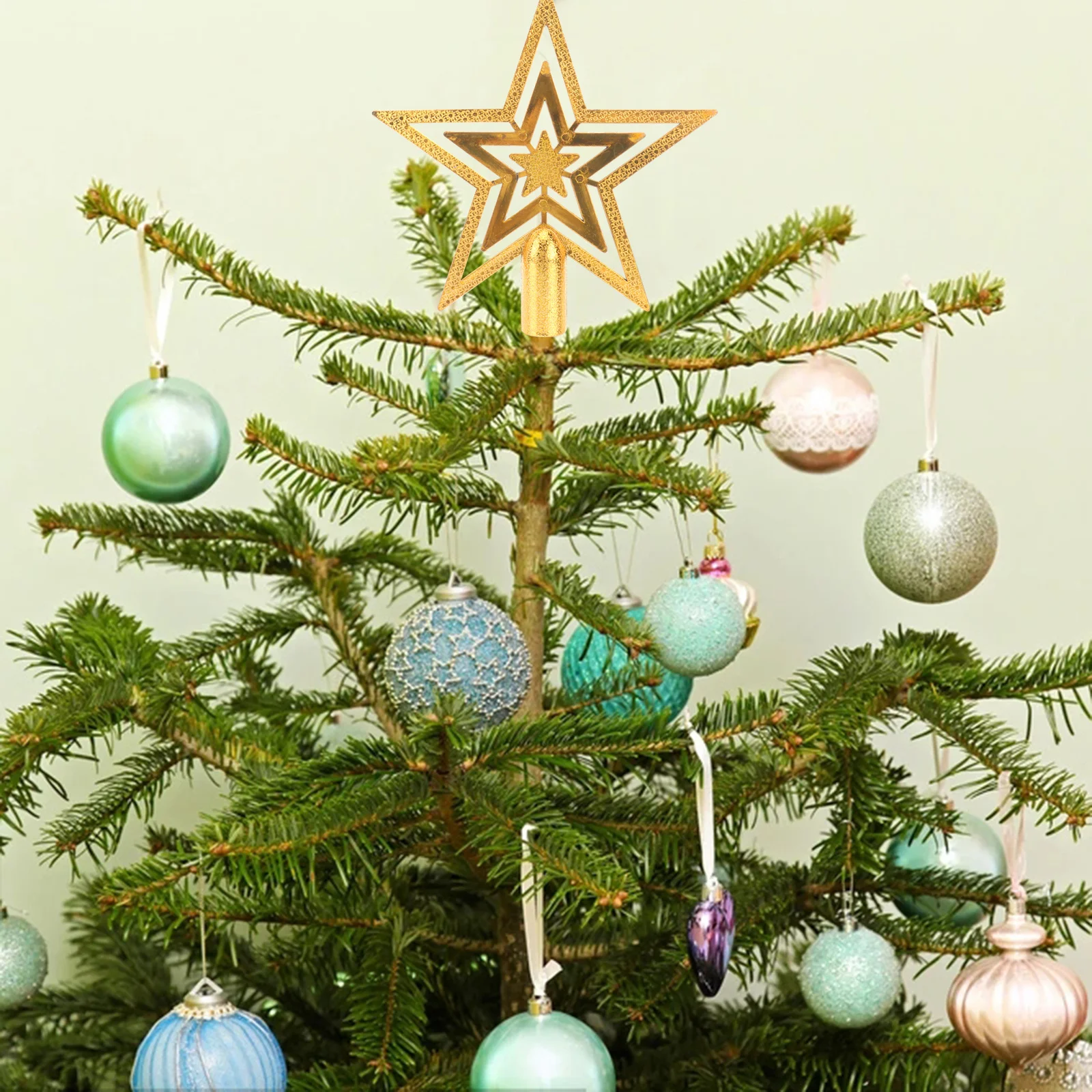 15cm Christmas Tree Topper Craftsmanship PVC Bright Color for Holiday Festival Decoration 
15cm Christmas Tree Topper Craftsmanship PVC Bright Color for Holiday Festival Decoration