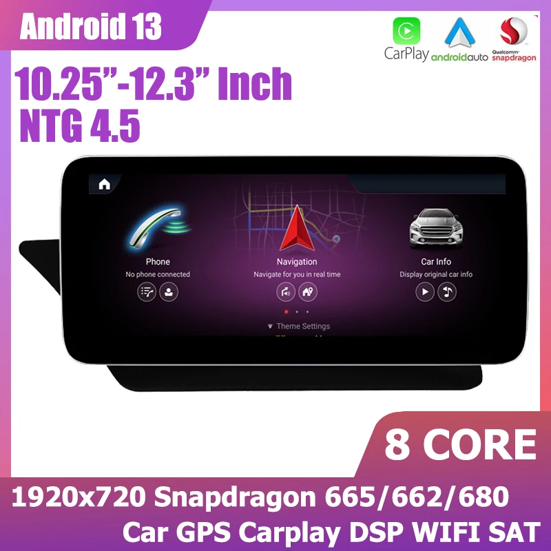 LHD 12.3"/10.25“ Android 13 Carplay GPS Player DSP For Mercedes Benz E-Class C207 2013 2014 NTG 4.5 Snapdragon BT WIFI 4G
LHD 12.3"/10.25“ Android 13 Carplay GPS Player DSP For Mercedes Benz E-Class C207 2013 2014 NTG 4.5 Snapdragon BT WIFI 4G