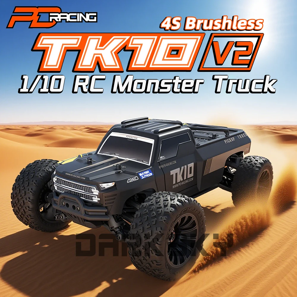 PD RACING TK10 V2 4S Brushless 4X4 RTR 1/10 RC Electric Remote Control Model Car Monster Truck Adult Children's Toys
PD RACING TK10 V2 4S Brushless 4X4 RTR 1/10 RC Electric Remote Control Model Car Monster Truck Adult Children's Toys