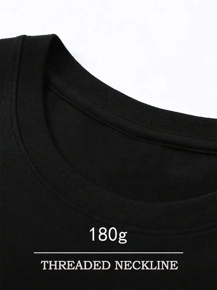 180g Threaded Neckline Round Collar Short Sleeve T-Shirt For Men And Women Summer Casual Fashion
180g Threaded Neckline Round Collar Short Sleeve T-Shirt For Men And Women Summer Casual Fashion