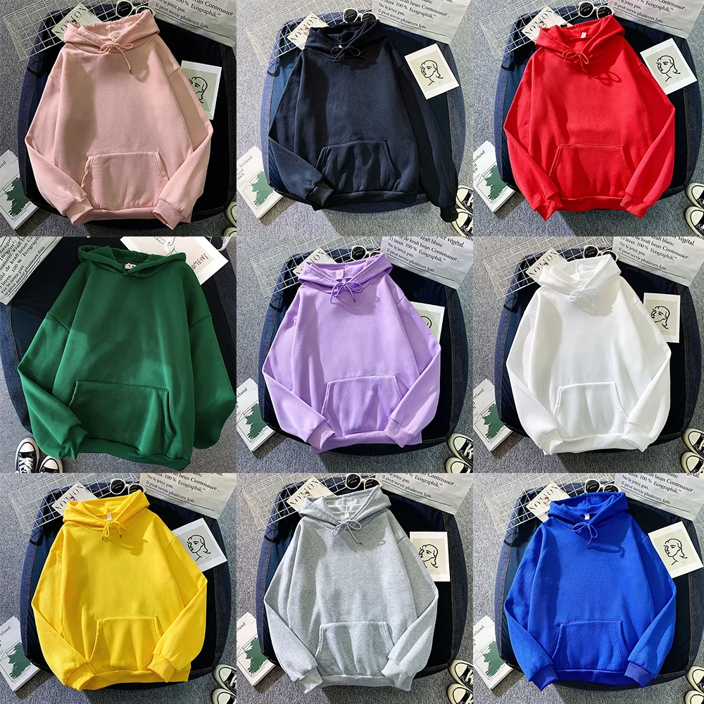 Unisex Fashion Clothing Sweater Solid Color Pullover Casual Loose Pockets Autumn Warm Daily Polyester Long-sleeved Sweatshirt
Unisex Fashion Clothing Sweater Solid Color Pullover Casual Loose Pockets Autumn Warm Daily Polyester Long-sleeved Sweatshirt