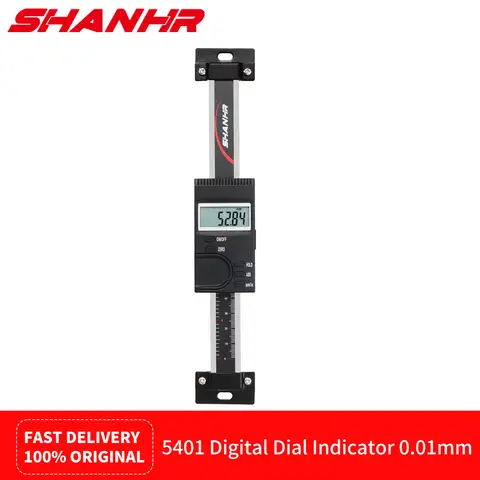 SHANHR Vertical Type Digital Linear Scale Stainless Steel Caliper Scale Measuring Instrument for Lathe Machine Milling Machine