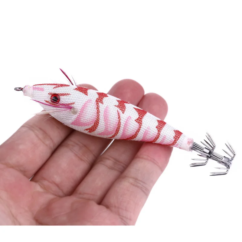 10cm 9g round Belly Wood Shrimp Luminous Squid Explosion Hook Fake Bait Octopus Design for Sea Fishing
10cm 9g round Belly Wood Shrimp Luminous Squid Explosion Hook Fake Bait Octopus Design for Sea Fishing