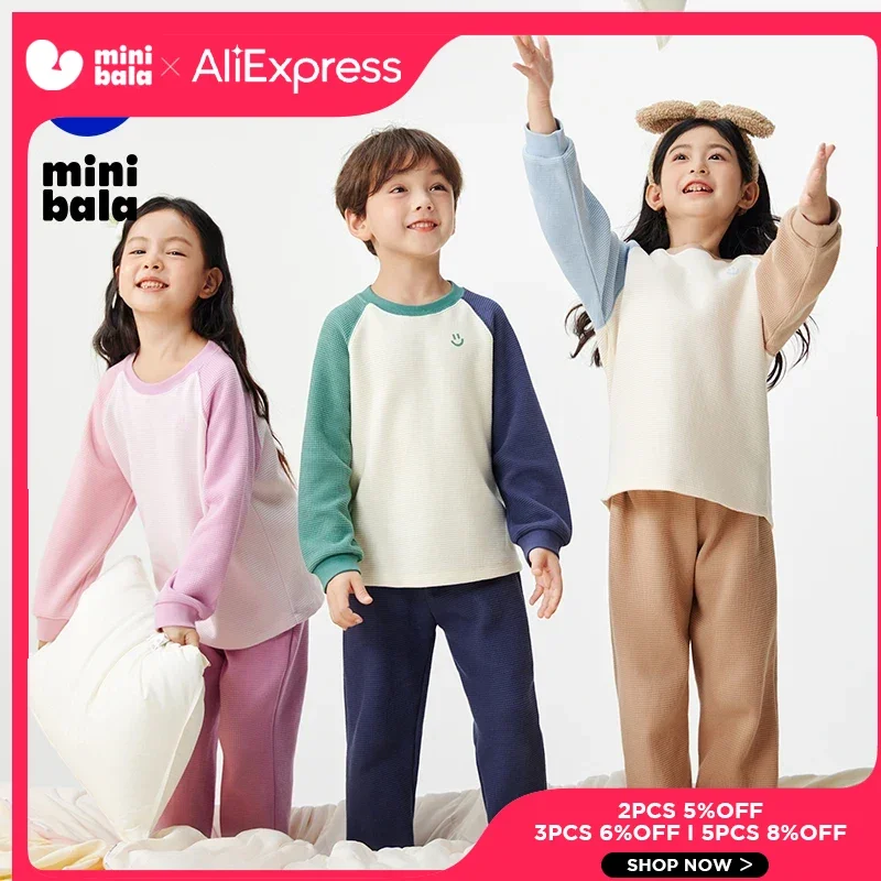 Mini Bala Children's Pure Cotton Bottoming Pajama Set Baby Skin-friendly Soft Loungewear
Mini Bala Children's Pure Cotton Bottoming Pajama Set Baby Skin-friendly Soft Loungewear