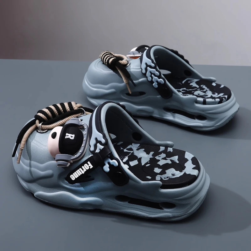 Couple Summer Thick-soled Hole Shoes Non-slip Bag Head Slipper Breathable Cartoon Mens Womens Beach Outdoor Sports Beach Sandals
Couple Summer Thick-soled Hole Shoes Non-slip Bag Head Slipper Breathable Cartoon Mens Womens Beach Outdoor Sports Beach Sandals