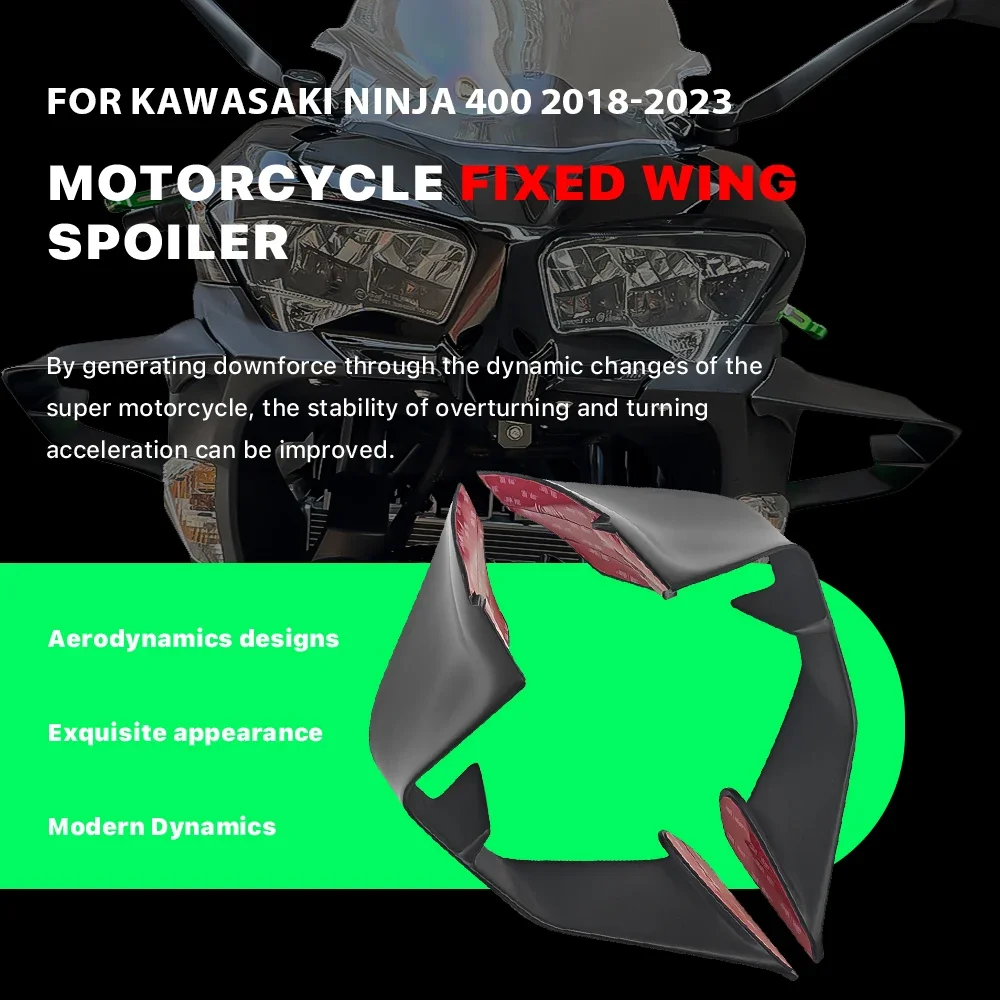 Motorcycle Accessories With Aerodynamic Fixed Wings Suitable For Kawasaki Ninja 400 2018-2023 Spoiler Side Wing Cover Fairing
Motorcycle Accessories With Aerodynamic Fixed Wings Suitable For Kawasaki Ninja 400 2018-2023 Spoiler Side Wing Cover Fairing