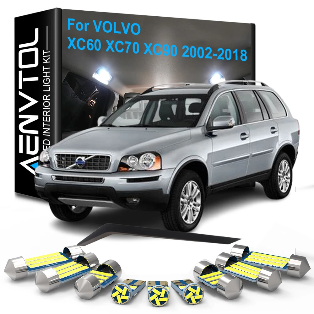 Car LED Interior Lights Canbus For Volvo XC60 XC70 XC90 2002-2018 Dome Reading Vanity Mirror Trunk Footwell License Plate Lamps
Car LED Interior Lights Canbus For Volvo XC60 XC70 XC90 2002-2018 Dome Reading Vanity Mirror Trunk Footwell License Plate Lamps