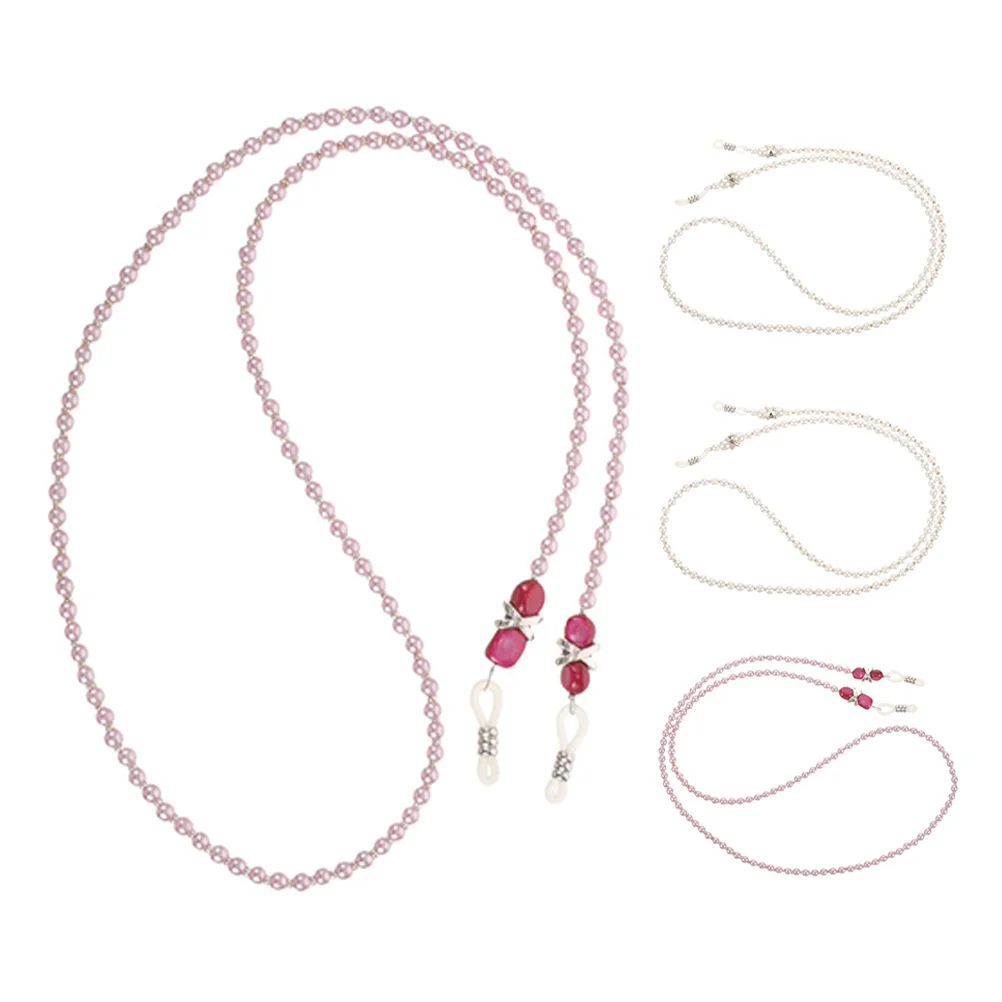 4Pcs Faux Pearl Eyeglass Chains Elegant Beaded Glasses Necklace Travel Sunglasses Chain Strap Lightweight Eyewear Accessories
4Pcs Faux Pearl Eyeglass Chains Elegant Beaded Glasses Necklace Travel Sunglasses Chain Strap Lightweight Eyewear Accessories