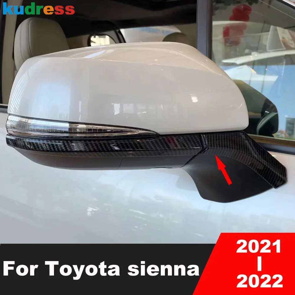 For Toyota Sienna 2021 2022 Carbon Fiber Car Rearview Side Mirror Cover Trim Molding Garnish Strip Exterior Accessories
For Toyota Sienna 2021 2022 Carbon Fiber Car Rearview Side Mirror Cover Trim Molding Garnish Strip Exterior Accessories