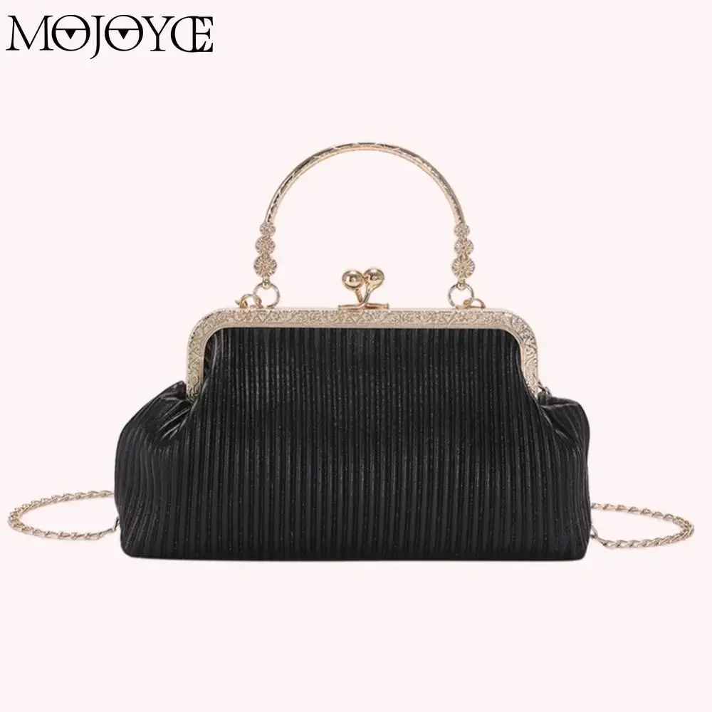 Chain Evening Bag Fashion Ladies Messenger Bag PU Leather Shiny Exquisite Evening Clutch Metal Buckle for Wedding Banquet Purses
Chain Evening Bag Fashion Ladies Messenger Bag PU Leather Shiny Exquisite Evening Clutch Metal Buckle for Wedding Banquet Purses