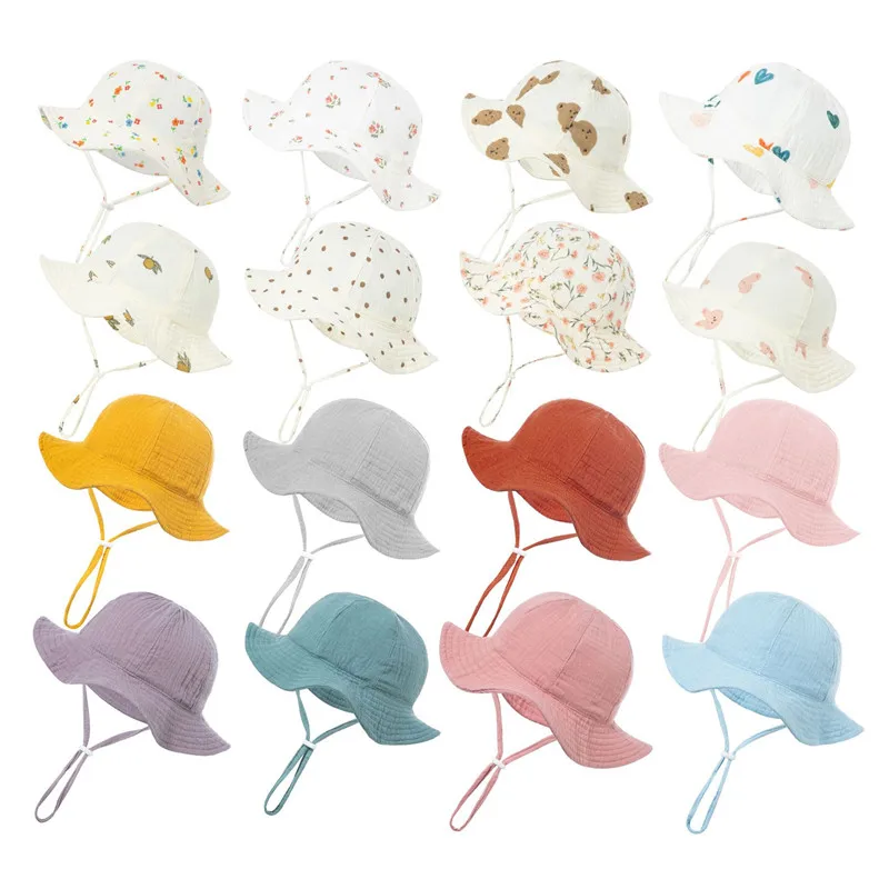 Baby Cotton Bucket Hat New Children Sunscreen Outdoor Caps Boys Girls Print Panama Hat Unisex Beach Fishing Hat
Baby Cotton Bucket Hat New Children Sunscreen Outdoor Caps Boys Girls Print Panama Hat Unisex Beach Fishing Hat