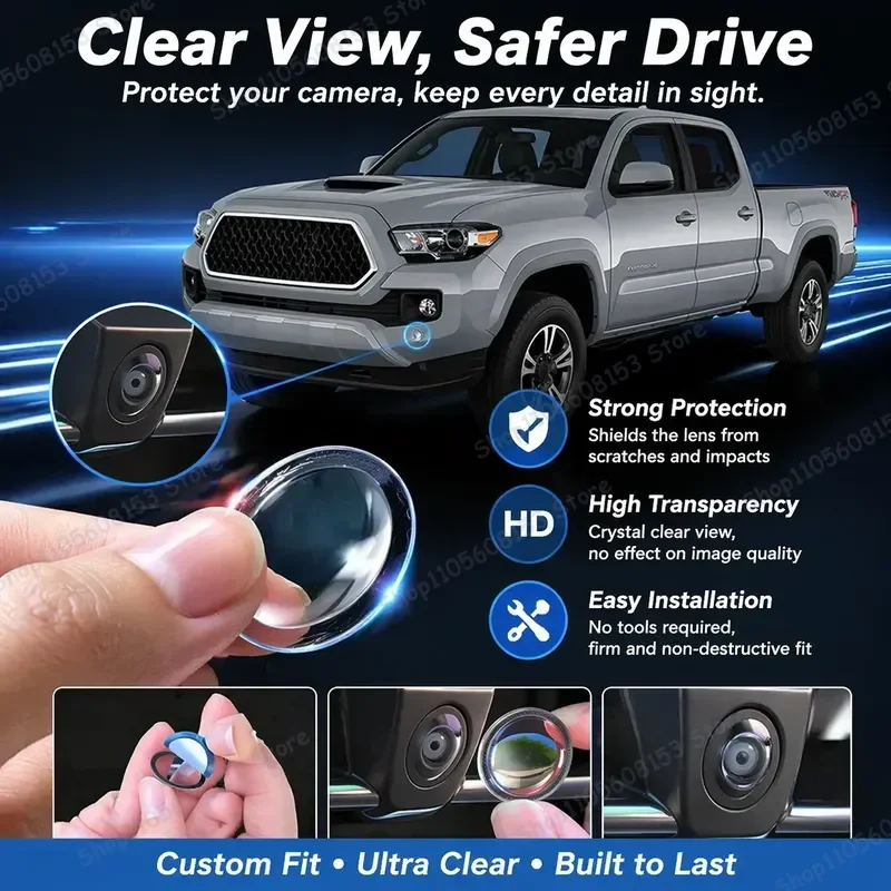 For Toyota Tacoma 2015–2026 360 Degree Reverse Camera Lens Protector Anti Scratch PC Cover Sticker Set for Backup Camera
For Toyota Tacoma 2015–2026 360 Degree Reverse Camera Lens Protector Anti Scratch PC Cover Sticker Set for Backup Camera