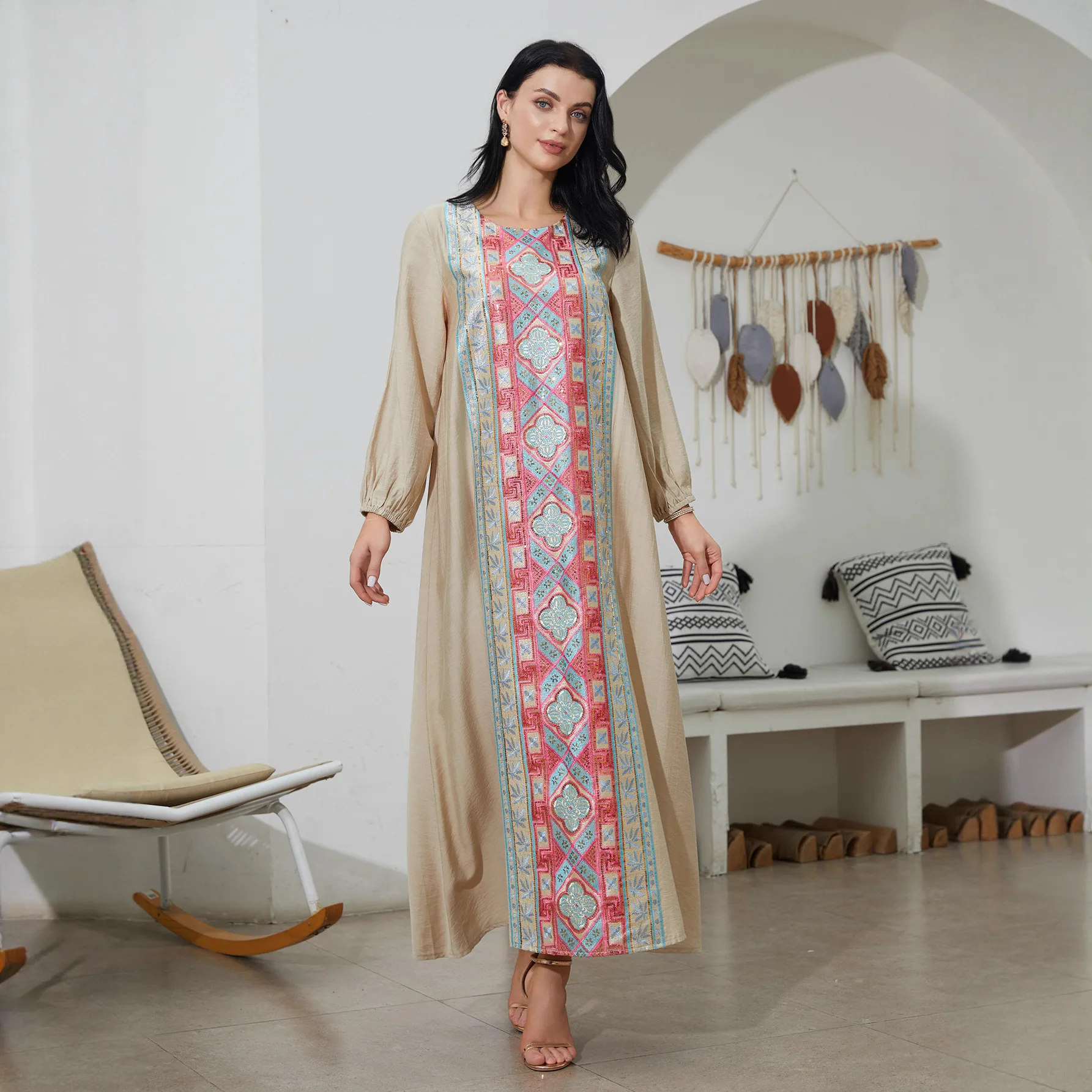 Nc117 New Embroidered Beaded Evening Gown Dress Vintage 2026 Muslim Long Dress Robe Abaya Ramadan Dubai Luxury Islam Elegant
Nc117 New Embroidered Beaded Evening Gown Dress Vintage 2026 Muslim Long Dress Robe Abaya Ramadan Dubai Luxury Islam Elegant