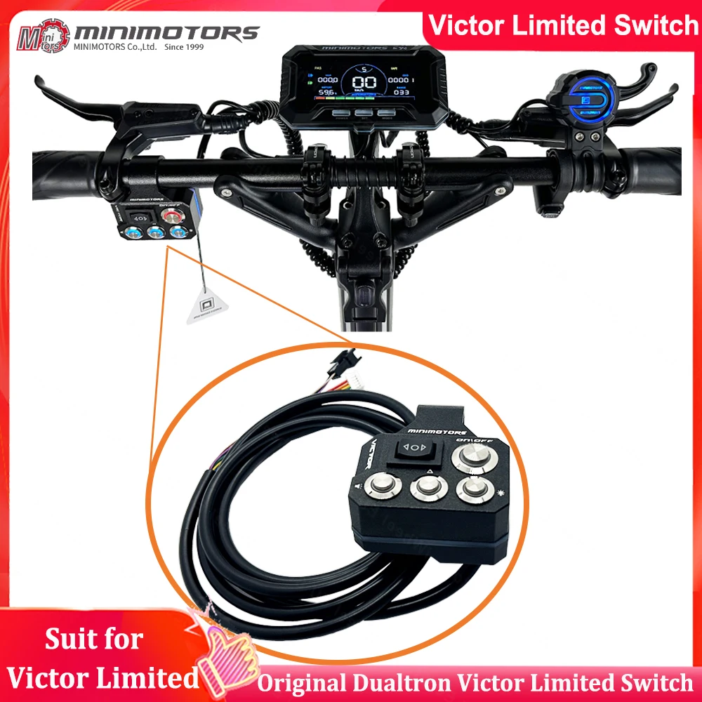 Original Dualtron Victor Limited Scooter Multi Switch Dualtron Light Switch Only Suit for Dualtron Victor Limited Scooter
Original Dualtron Victor Limited Scooter Multi Switch Dualtron Light Switch Only Suit for Dualtron Victor Limited Scooter