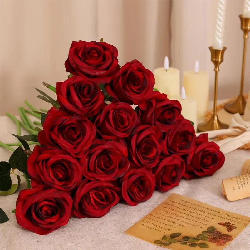 3/5/10/20pcs Roses Artificial Flowers Rose Flower Branch Artificial Red Roses Realistic Fake Rose for Wedding Home Decor
3/5/10/20pcs Roses Artificial Flowers Rose Flower Branch Artificial Red Roses Realistic Fake Rose for Wedding Home Decor