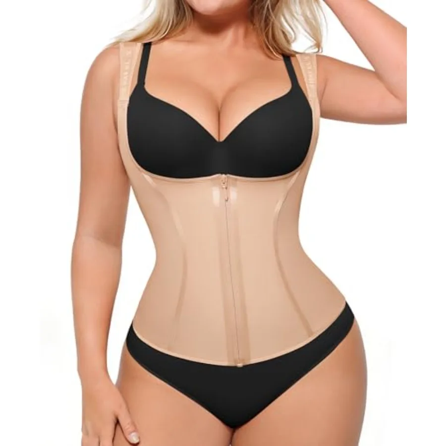 SHAPELLX Waist Trainer for Women Tummy Control Corset Shapewear Workout Faja Body Shaper with Adjustable Shoulder Strap
SHAPELLX Waist Trainer for Women Tummy Control Corset Shapewear Workout Faja Body Shaper with Adjustable Shoulder Strap