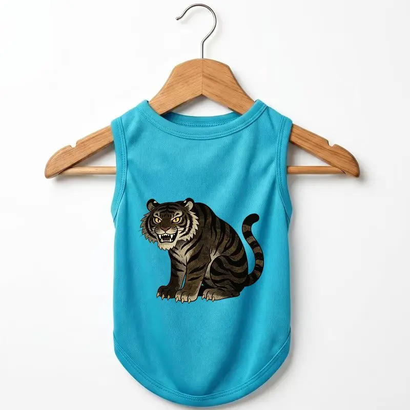 Cool Tiger Head Dog Vest Summer Breathable Pet Lightweight Shirt Dark Street Style
Cool Tiger Head Dog Vest Summer Breathable Pet Lightweight Shirt Dark Street Style